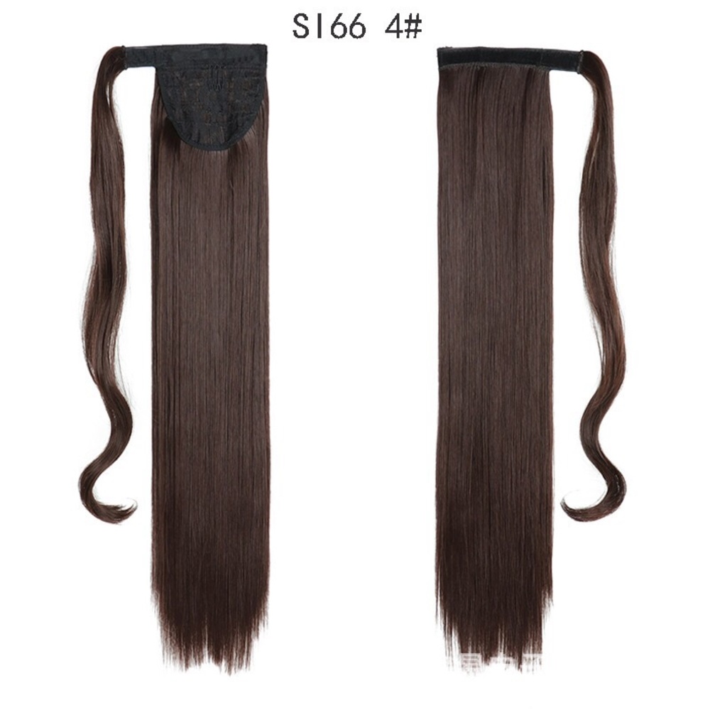 Hair extensions ponytail dark brown one pack